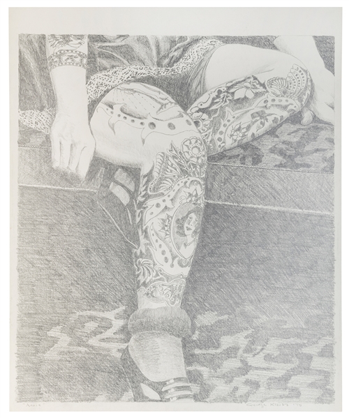  KLAUBA, George (American, b. 1938). Annie. 1975. Graphite d...