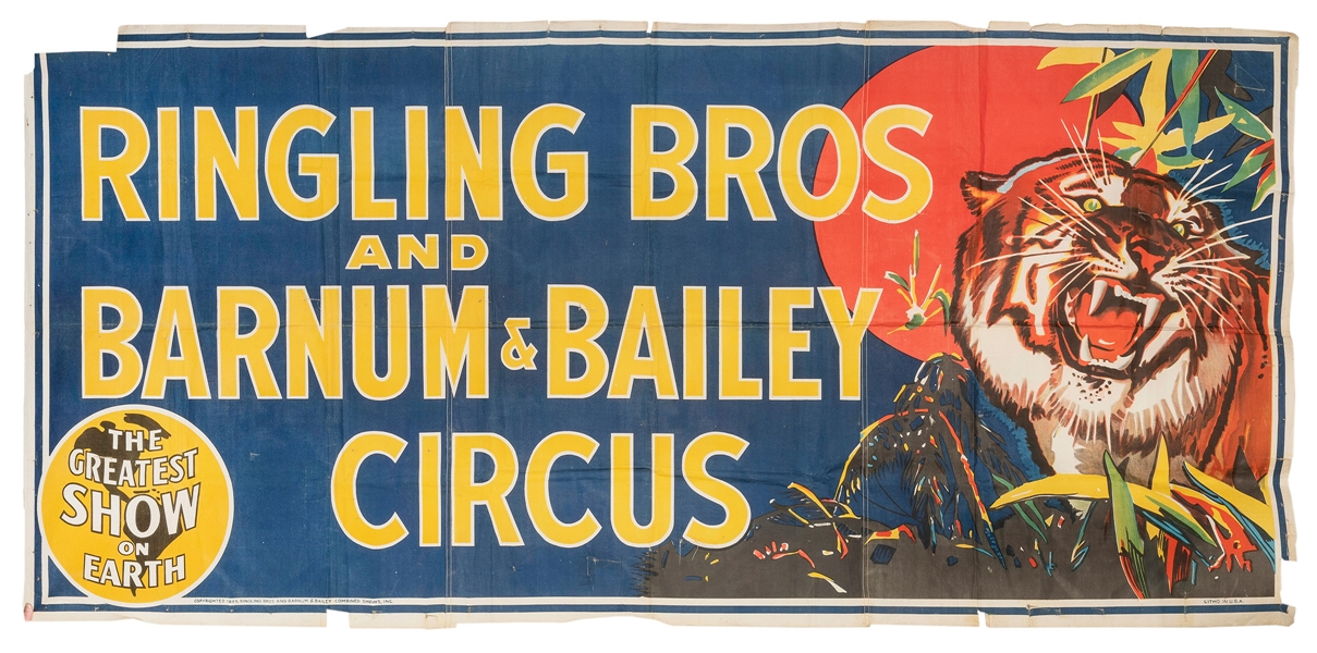  Ringling Bros. and Barnum & Bailey Circus / [Tiger]. 1944. ...