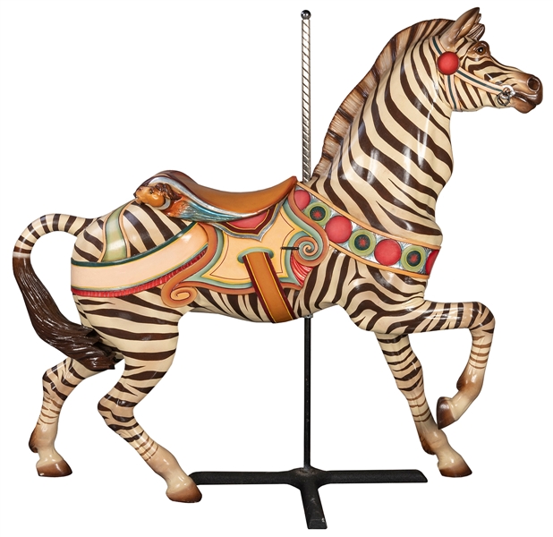  Dover Dentzel Carousel Zebra. Philadelphia: G.A. Dentzel Co...