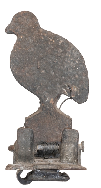  H.C. Evans Cast Iron Quail Shooting Target. Chicago, ca. 19...