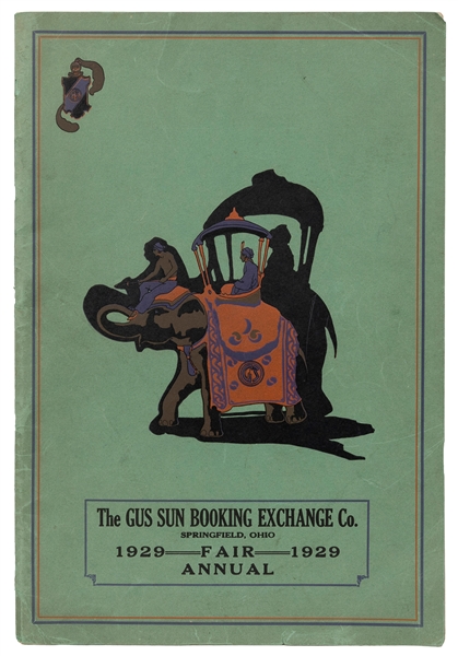  The Gus Son Booking Exchange Co. Fair Annual. Springfield, ...