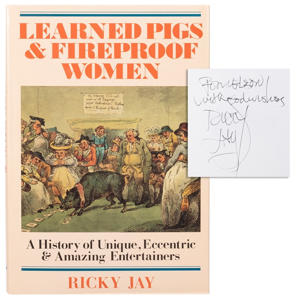  JAY, Ricky. Learned Pigs & Fireproof Women. London: Robert ...