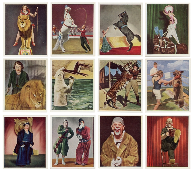  [CIGARETTE CARDS]. Varieté und Zirkus Cigarette Card Set. D...