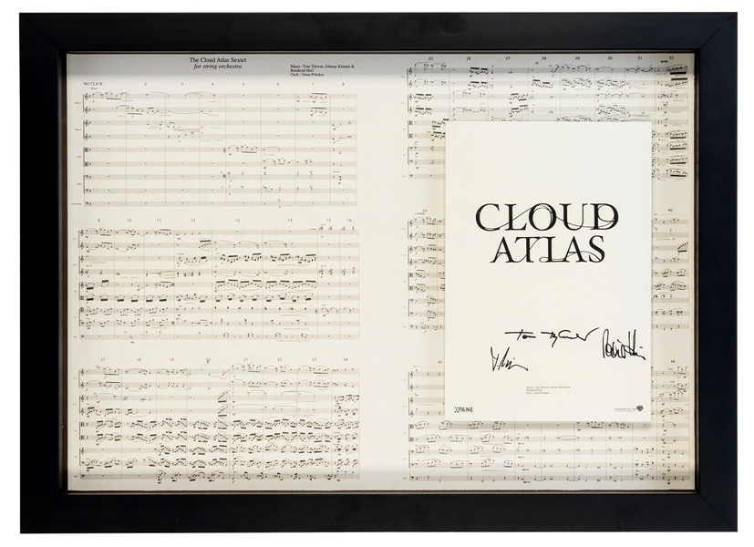  The Cloud Atlas Sextet Signed Sheet Music. Sheet music in s...