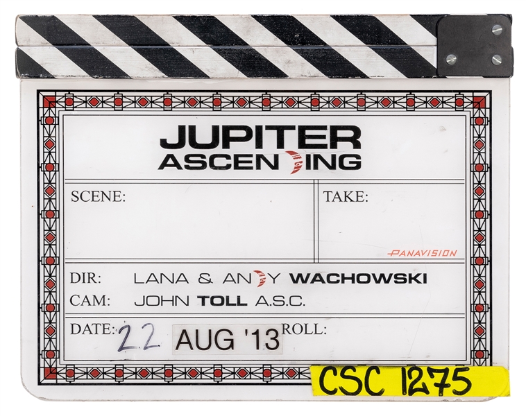  Production-Used Clapperboard from Jupiter Ascending. Origin...