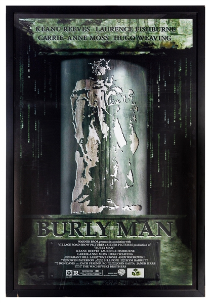  Burly Man Screen-Used Prop Poster from The Matrix Reloaded ...