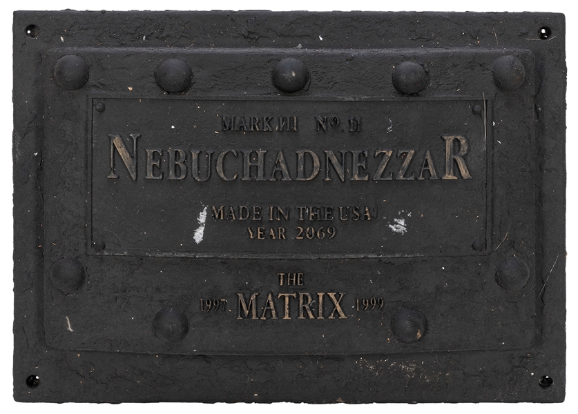  Nebuchadnezzar Designation Plate Concept Maquette from The ...