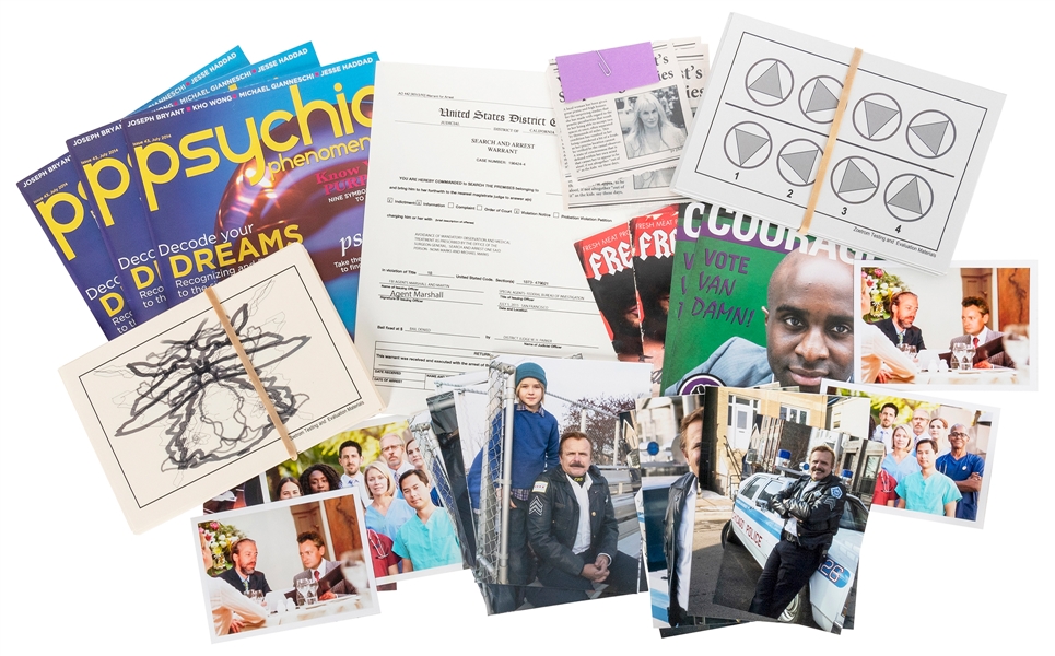  A Large Group of Screen-Used Paper Ephemera from Sense8. In...