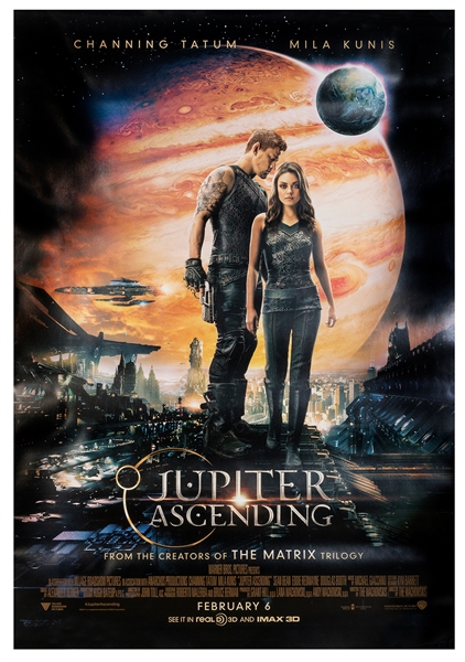  A Group of 50 Bus Shelter Posters from Jupiter Ascending. O...