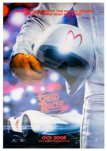  A Group of 8 Lenticular Speed Racer Posters. A group of len...