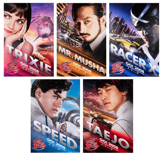  A Large Group of Speed Racer Posters. A group of approximat...