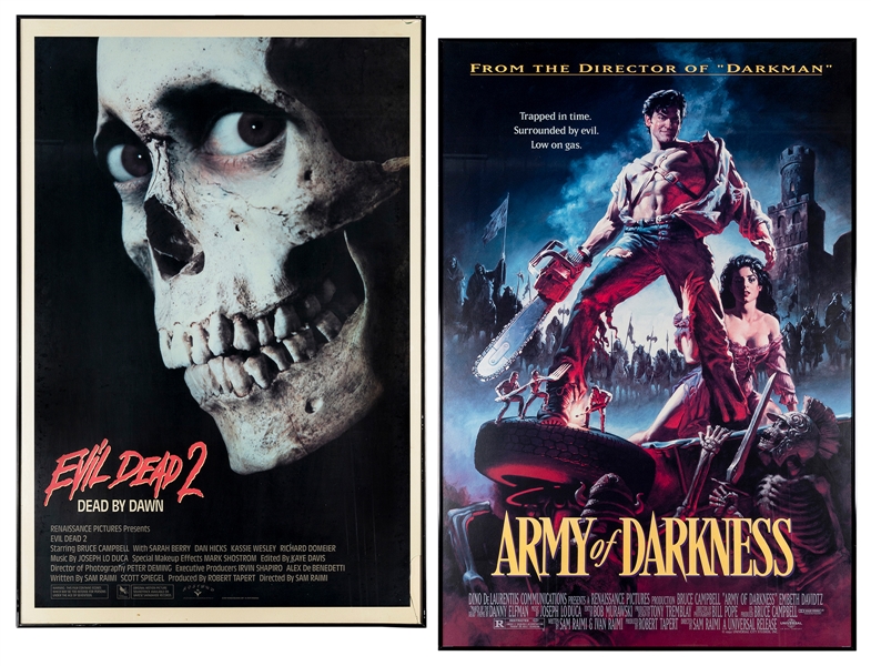  Two 1980s-90s Horror/Fantasy Movie Posters. One-sheet poste...