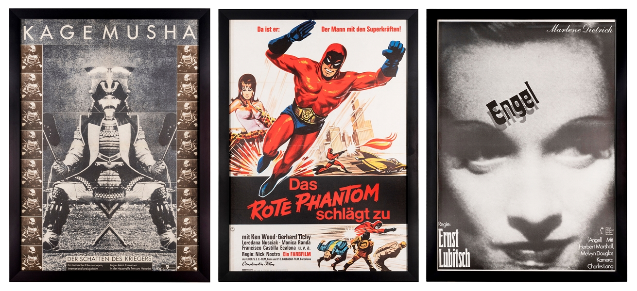  A Trio of German Movie Posters. Including: Engel (1973), re...