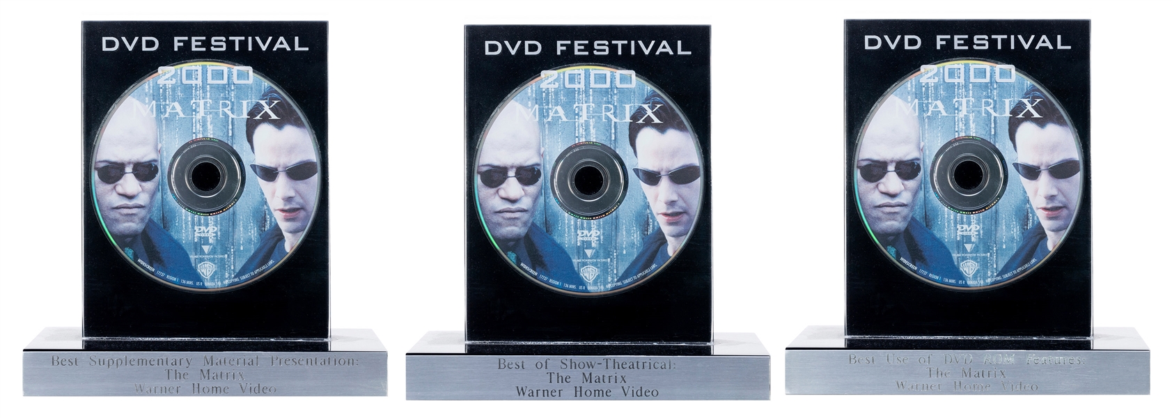  A Group of 6 Awards Presented to the Wachowskis for Various...