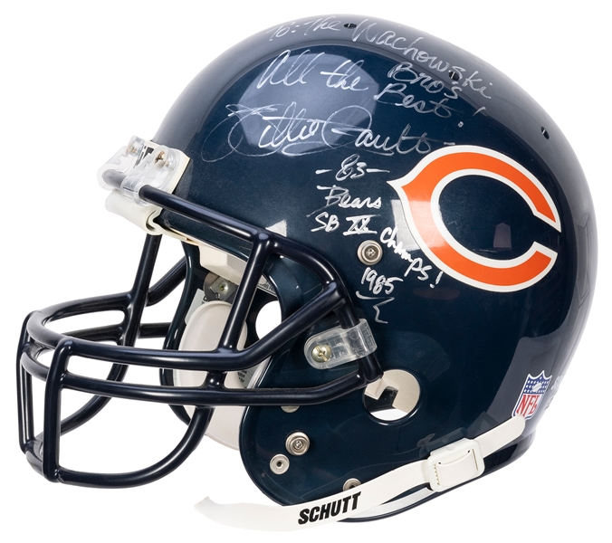  Chicago Bears Football Helmet Gifted to the Wachowskis by W...