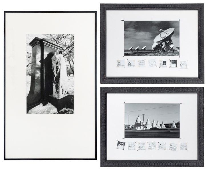  KETCHAM, William. A Trio of Framed Photographs. Circa 1990s...