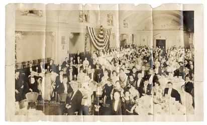  [HOUDINI] S.A.M. Annual Banquet Photograph. New York: Druck...