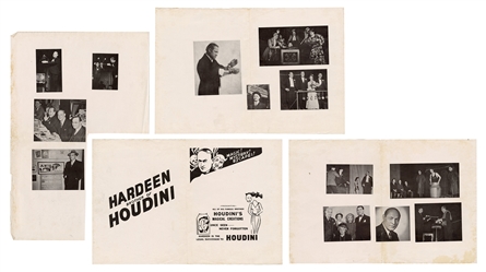  HARDEEN (Theo. Weiss). Collection of Hardeen Newspaper Ad M...