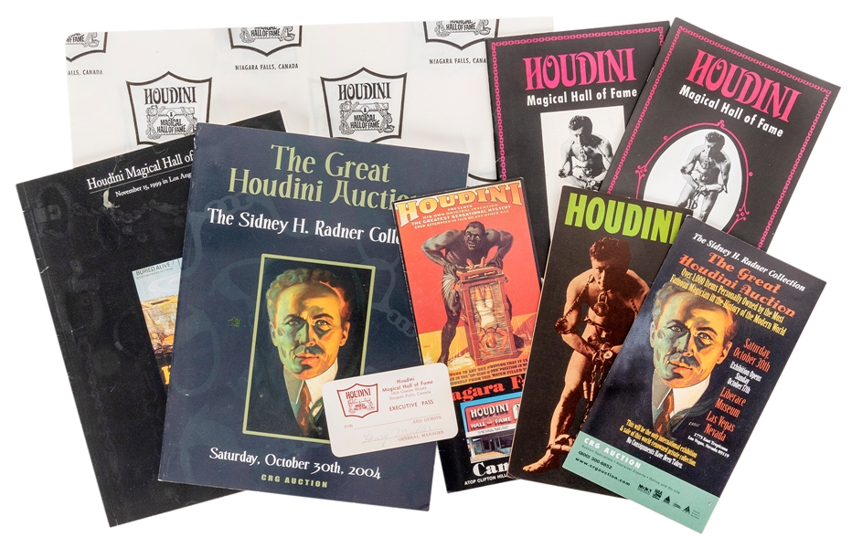  [HOUDINI HALL OF FAME] Collection of Houdini Hall of Fame (...