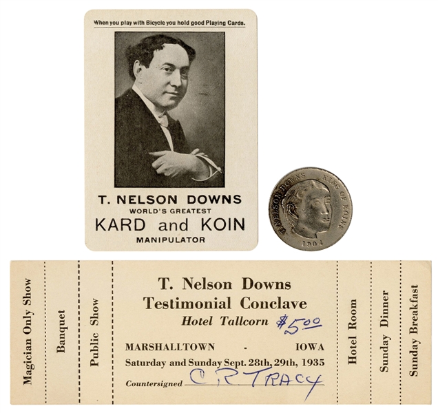  DOWNS, T. Nelson. Collection of Downs Ephemera. 1930s. Incl...