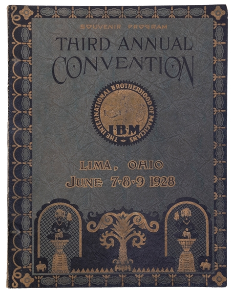  [I.B.M.] Third Annual I.B.M. Convention Program. Kenton: Sc...