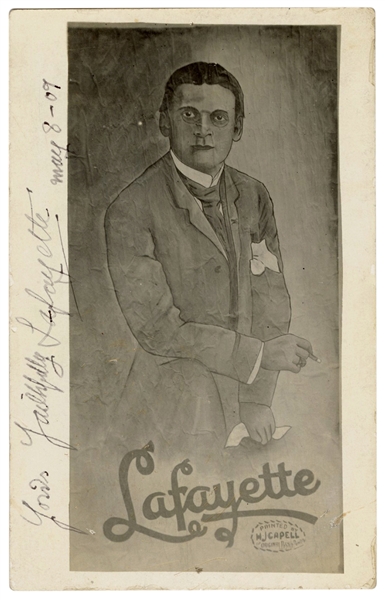  LAFAYETTE, The Great (Sigmund Neuberger). RPPC of The Great...