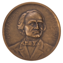  ROBERT-HOUDIN, Jean Eugéne. Robert-Houdin Medallion. Paris:...