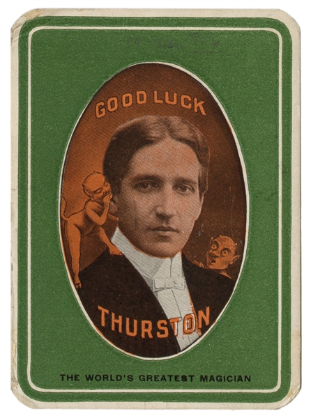  THURSTON, Howard. Thurston Miller Tires Throw Out Card. 191...