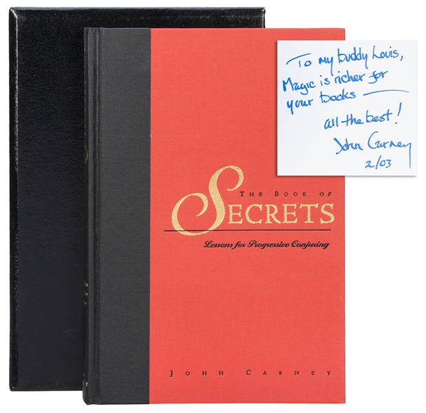  CARNEY, John. The Book of Secrets. California: Carney Magic...