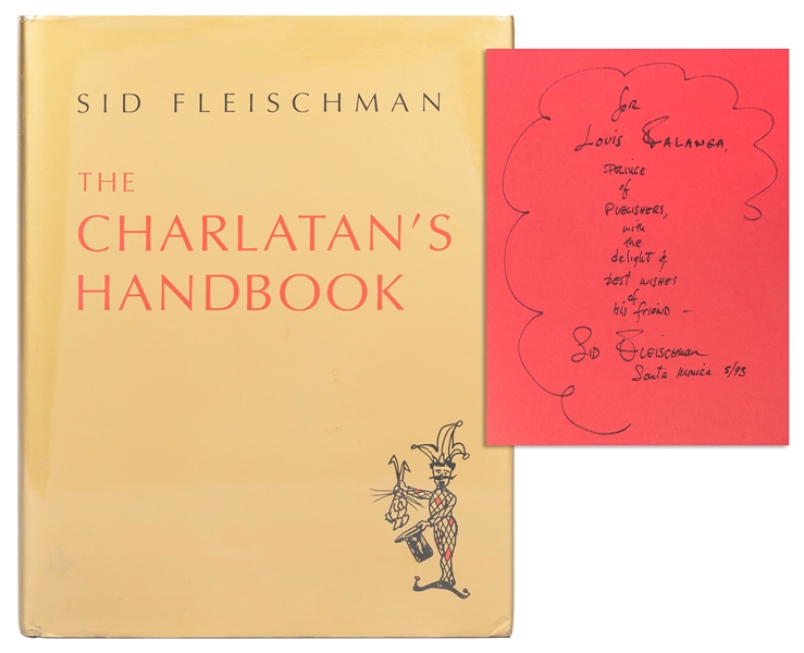  FLEISCHMAN, Sid. The Charlatan’s Scrapbook. Tahoma: L&L Pub...