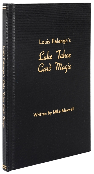  MAXWELL, Mike. Lake Tahoe Card Magic. Tahoe: Louis Falanga,...