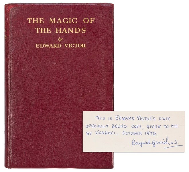  VICTOR, Edward. The Magic of the Hands. [London: Author, 19...