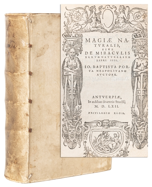  DELLA PORTA, Giambattista (1535-1615). Magiae Naturalis Siv...
