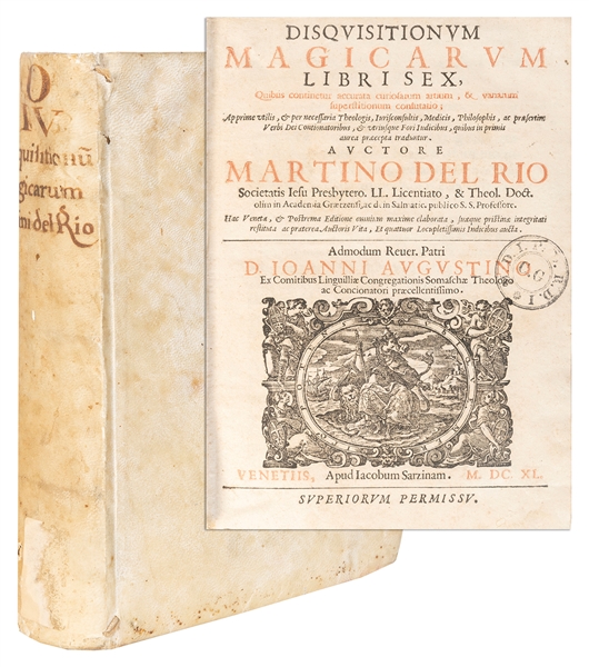  DELRIO, Martin Anton (1551-1608). Disquisitionum Magicarum ...