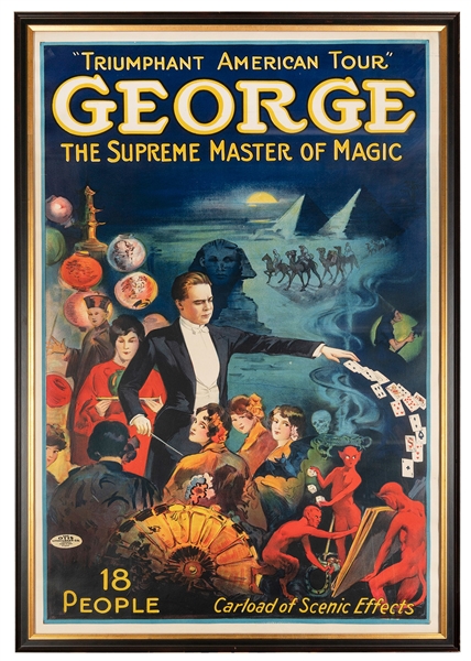  GEORGE, Grover. George. the Supreme Master of Magic. Triump...