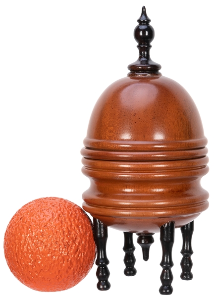  Mahogany Tarbell Orange Vase. McAllen Texas: Viking Mfg. Co...