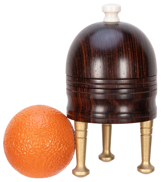  Tarbell Orange Vase. Johnston, RI: Majic Brand Woodturning,...