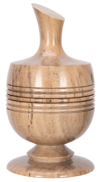  Ball Vase. Hesperia, CA: Richard Spencer, 2000s. Hand-turne...
