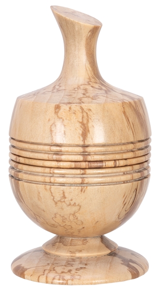  Ball Vase. Hesperia, CA: Richard Spencer, 2000s. Hand-turne...