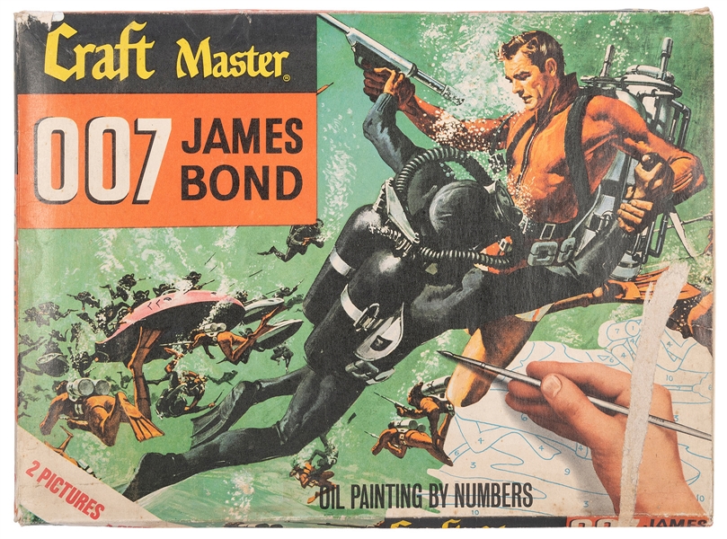  James Bond 007 Craft Masters Oil Painting By Numbers (Thund...