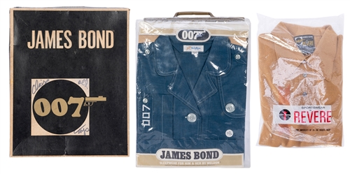  Three James Bond 007 Vintage Garments in Original Packaging...