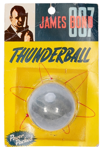  James Bond 007 Thunderball Bounce Ball (Sealed). Great Brit...