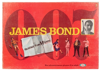  James Bond Message from M Game. Ideal Toy Corp. 1966. Compl...