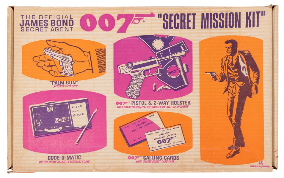  James Bond Secret Agent 007 “Secret Mission Kit.” Bronx, N....
