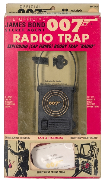  James Bond 007 Official Secret Agent Radio Trap. Bronx, N.Y...