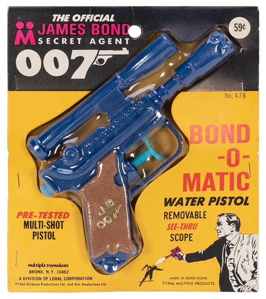  James Bond 007 Bond-O-Matic Water Pistol. Bronx, N.Y.: Mult...