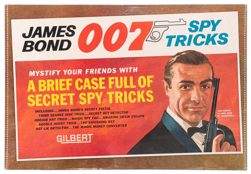  James Bond 007 Spy Tricks Magic Set in Original Box. A.C. G...