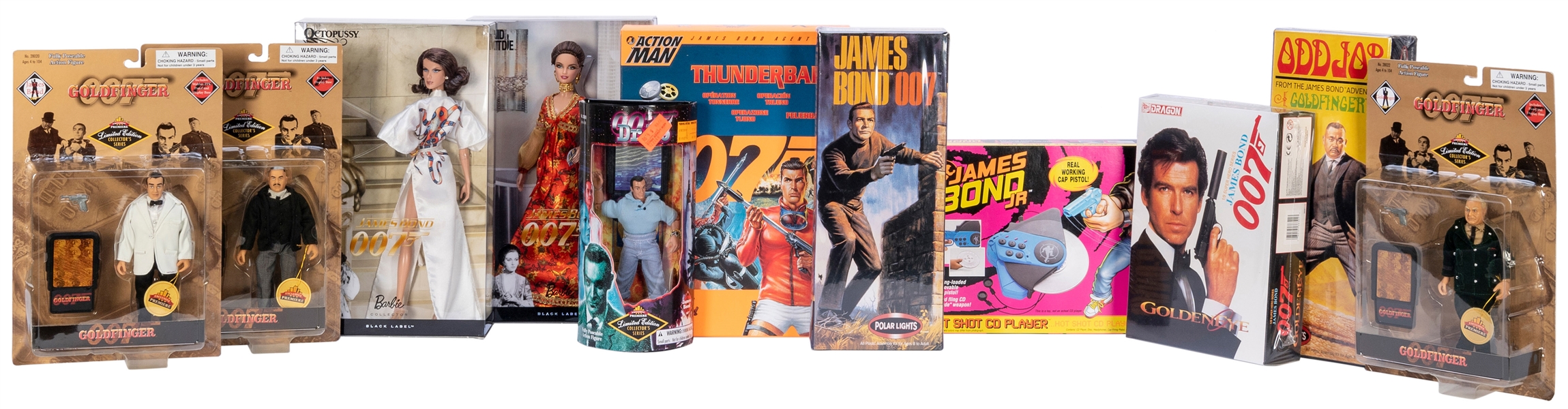  James Bond Action Figure Collection. Including (14) action ...