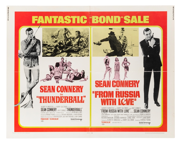  From Russia with Love / Thunderball. United Artists, R-1968...