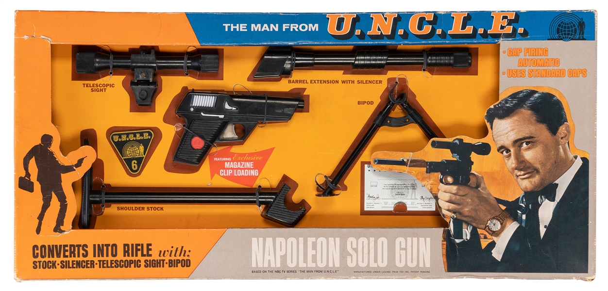  The Man from U.N.C.L.E. Napoleon Solo Gun. Ideal Toy Corp.,...